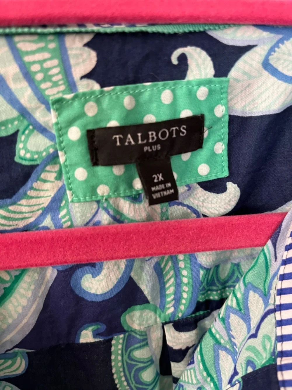 Talbots Cotton Button Down - Picture 3 of 5